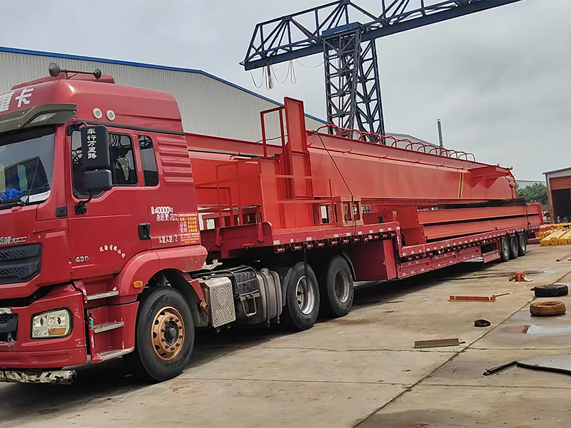 全包廂電動(dòng)葫蘆門(mén)式起重機(jī)MHx5-29m 制作完成  裝完發(fā)車(chē)